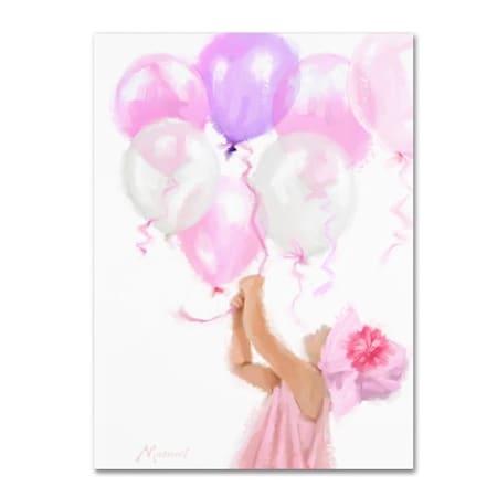 The Macneil Studio 'Pink Balloons' Canvas Art,14x19